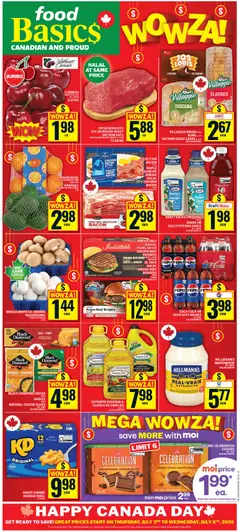 Preview of Food Basics weekly flyer / circulaire from shop Food Basics valid from Jul 2, 2026