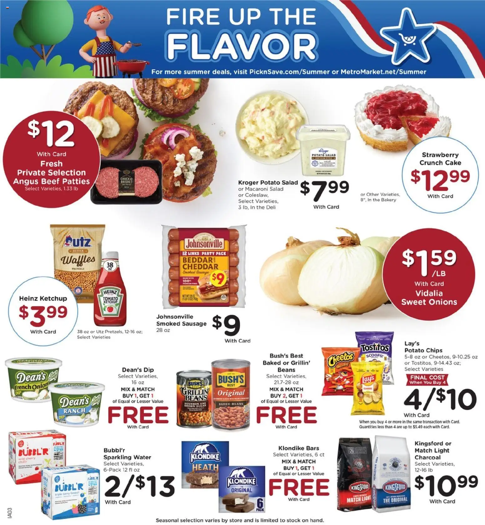 Pick ‘n Save Weekly Ad - valid from 06/24/2026 | Page: 5 | Products: Chips, Water, Sugar, Sausage
