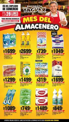 Vista previa Yaguar - Oferta Semanal Córdoba válido desde el 28/09/2026
