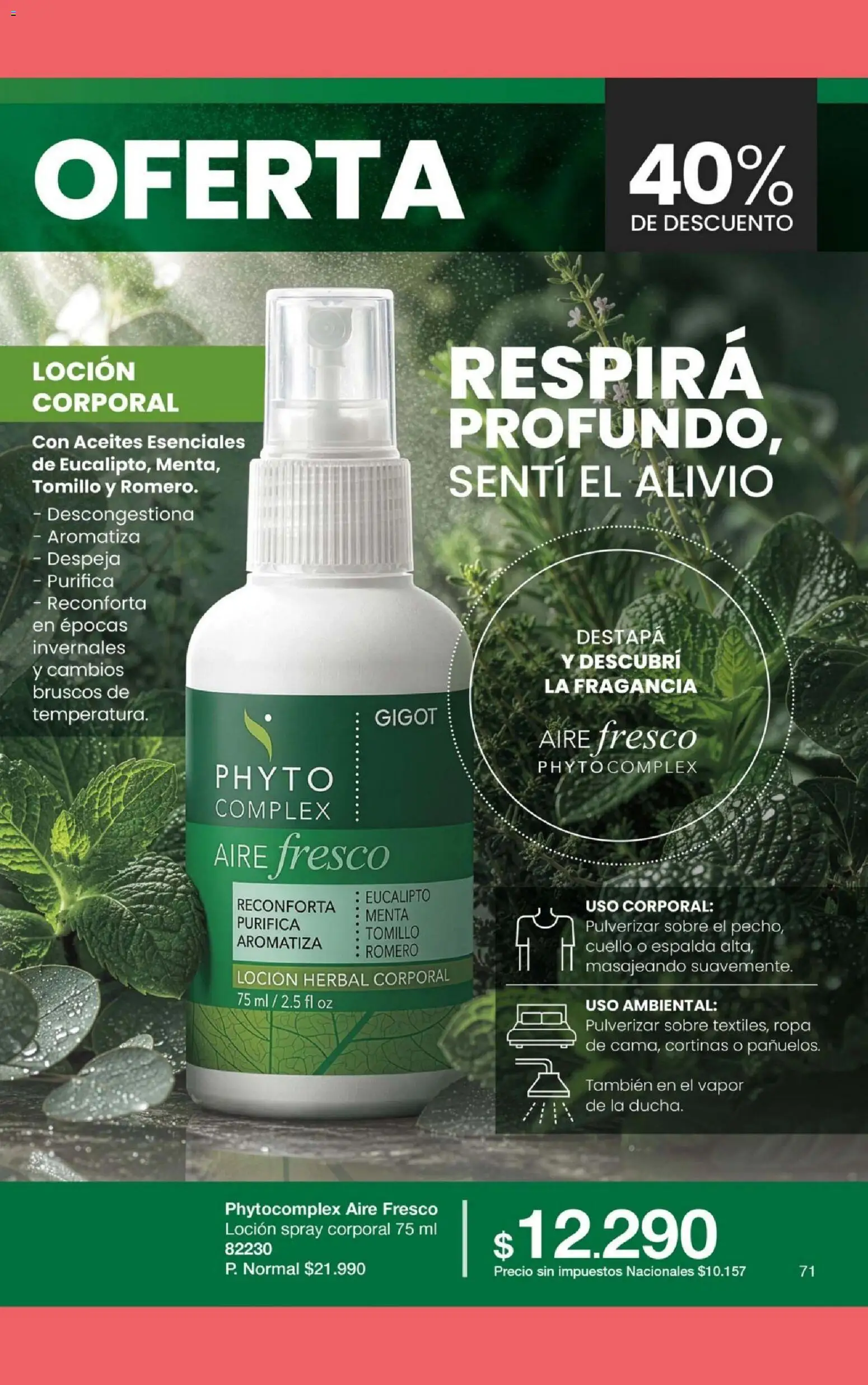 Gigot - CAMPAÑA 13 │ válido desde el 23/08/2026 | Página: 49 | Productos: Cortinas, Sobre, Fragancia, Ropa