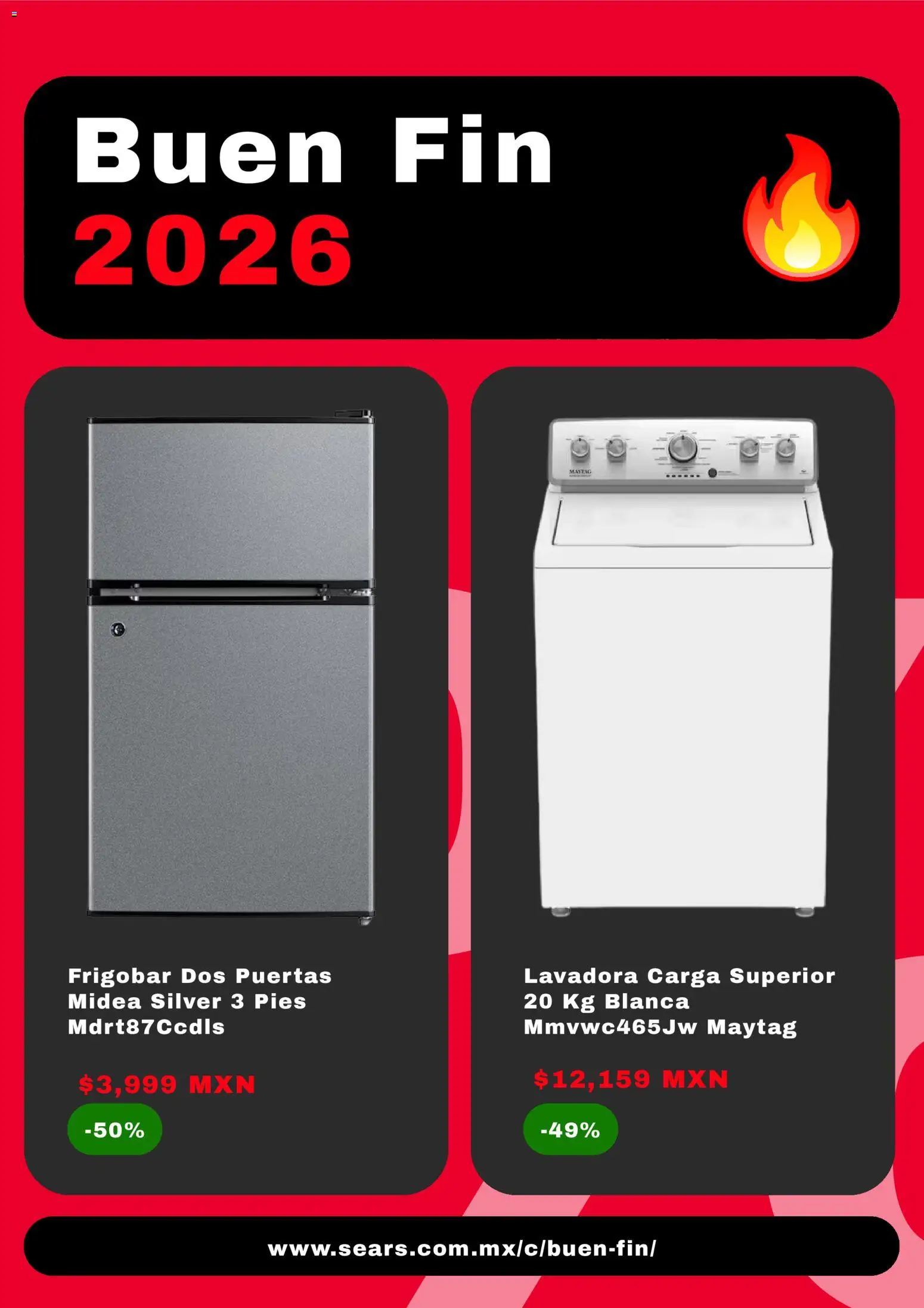 Nuevas ofertas de Sears válidas en toda la República Mexicana desde el 30/10/2026. ¡Encuentra las mejores ofertas en Sears Buen Fin! | Página: 3