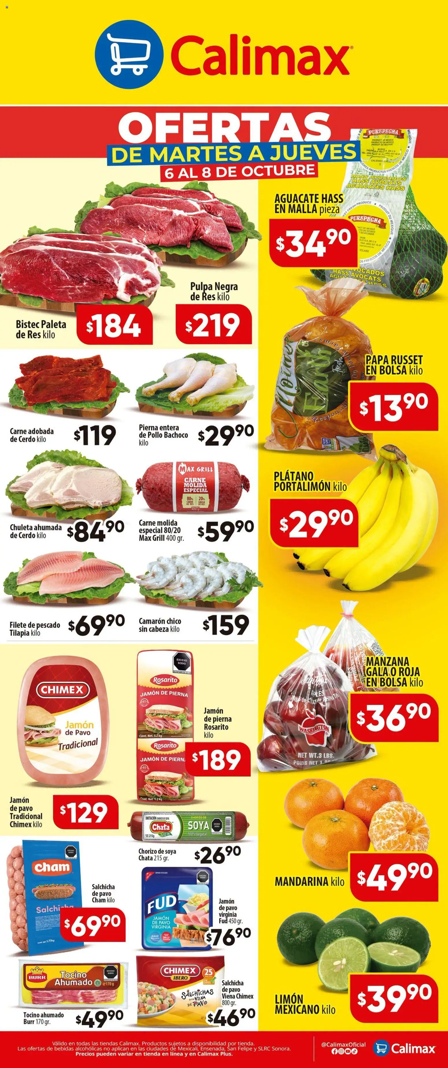 Nuevas ofertas de Calimax válidas en toda la República Mexicana desde el 06/10/2026. ¡Encuentra las mejores ofertas en Calimax folleto Ofertas de martes a jueves! | Página: 2