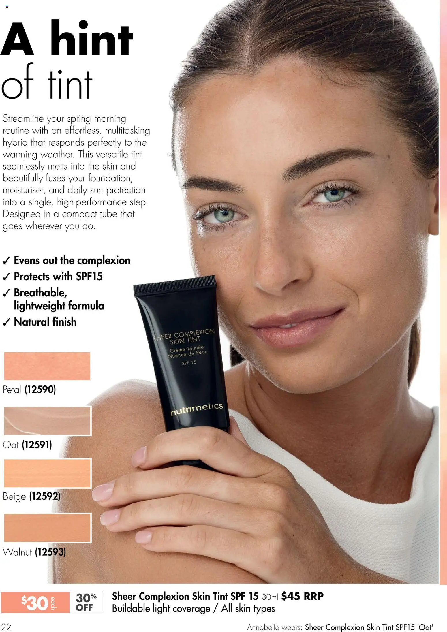 Nutrimetics catalogue - valid from 16/08/2026 | Page: 22 | Products: Light, Sun protection