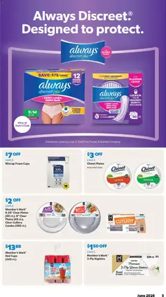 Preview of Sam's Club weekly ads valid from 01.06.2026 | Page: 5 | Products: Pads