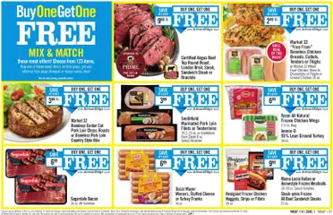 Preview of Price Chopper weekly ads valid from 07/05/2026 | Page: 13 | Products: Ham, Pork, Beef, Bag