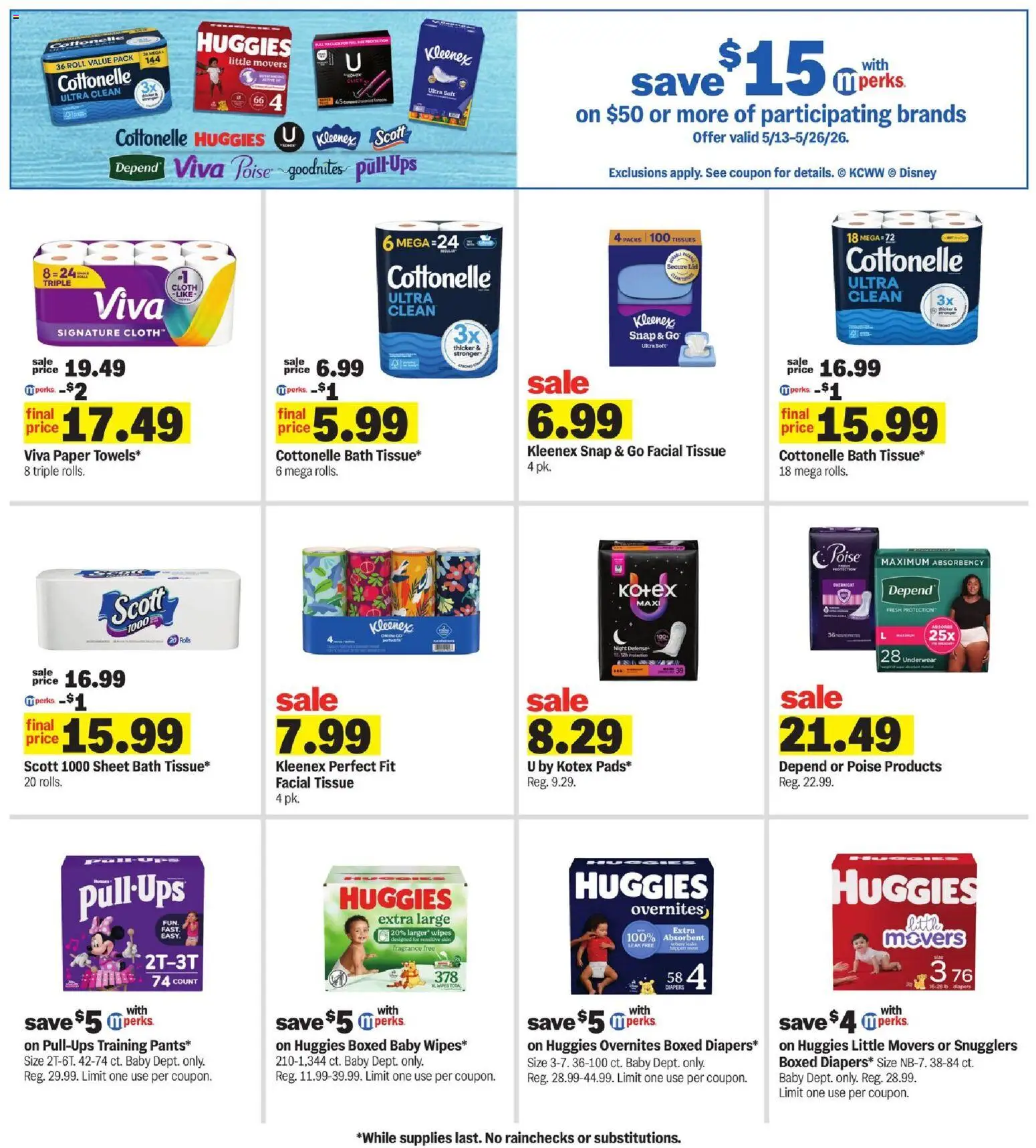 Meijer Weekly Ad - MI - valid from 13.05.2026 | Page: 45 | Products: Bath, Fragrance, Underwear, Sheet