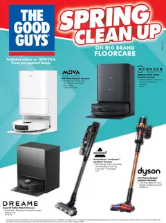 Preview of The Good Guys Spring Clean Up - valid from 10/09/2026