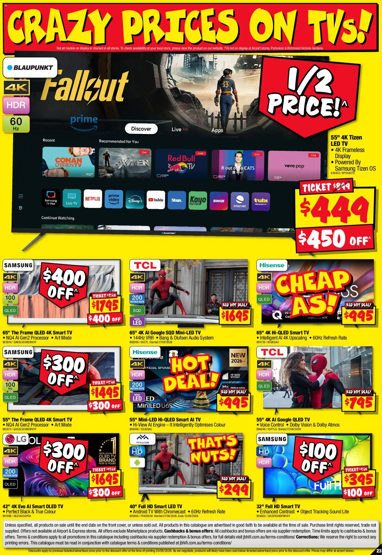 JB Hi-Fi catalogue - valid from 03/09/2026 | Page: 23 | Products: Native, Nuts, Tv, Smart tv