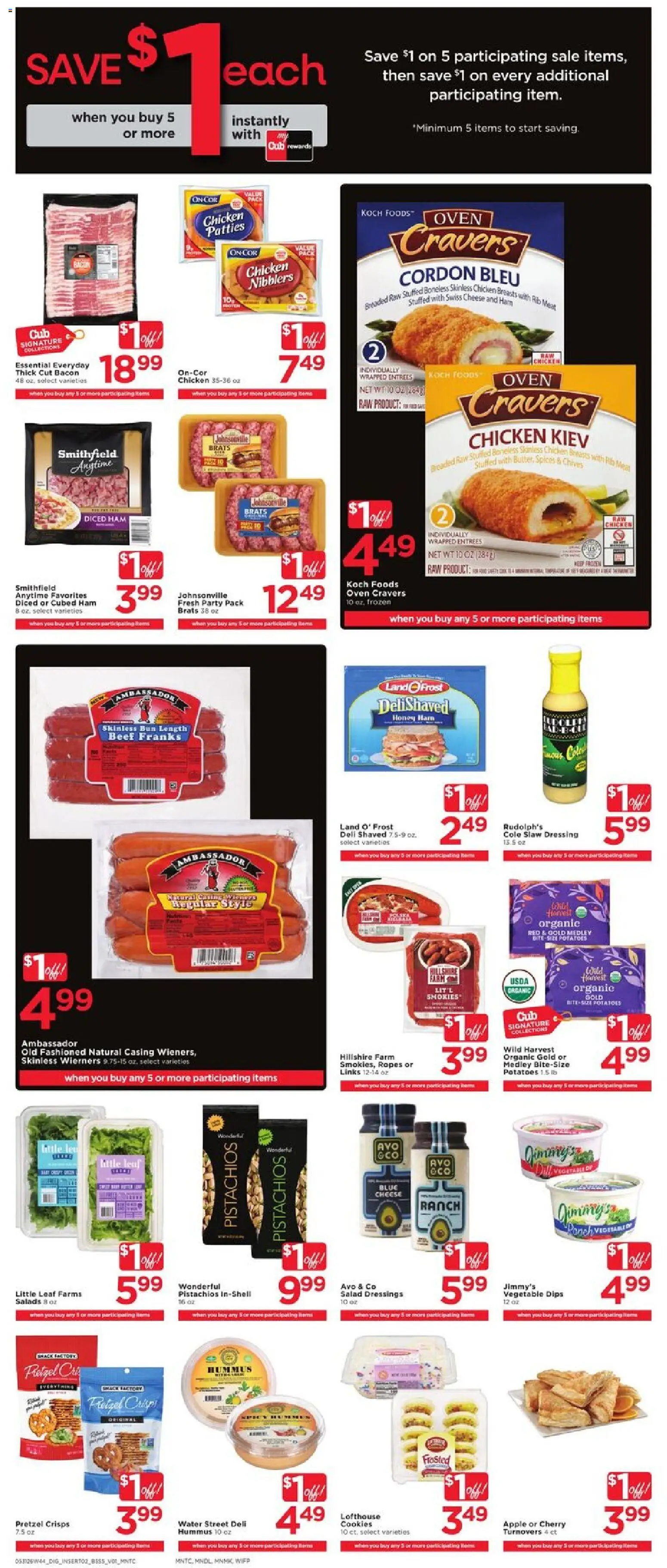 Cub Foods Weekly Ad - valid from 31.05.2026 | Page: 8 | Products: Ham, Cookies, Salad, Oven