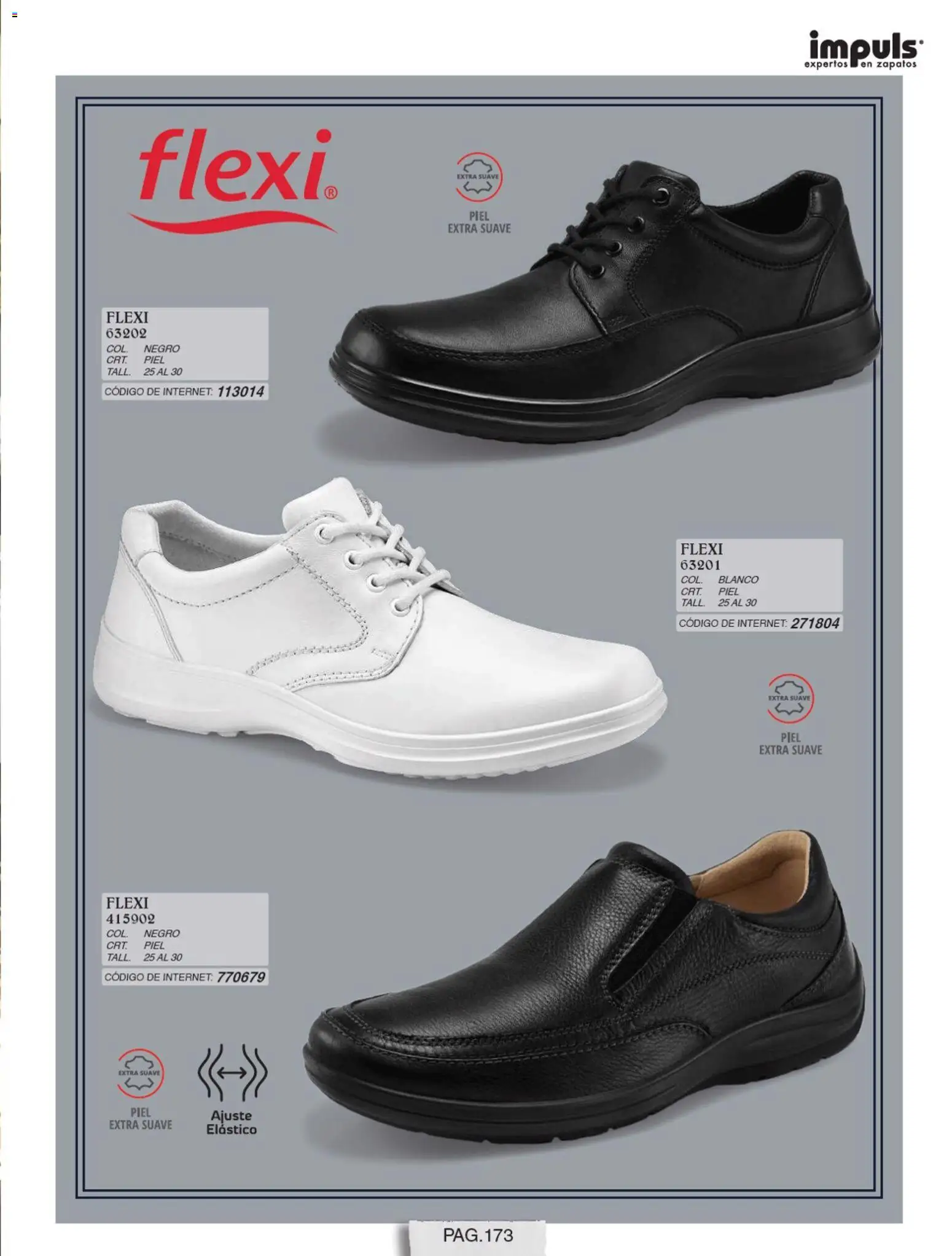 Nuevas ofertas de Impuls válidas en toda la República Mexicana desde el 01/07/2026. ¡Encuentra las mejores ofertas en Impuls catálogo Caballero! | Página: 175 | Productos: Zapatos
