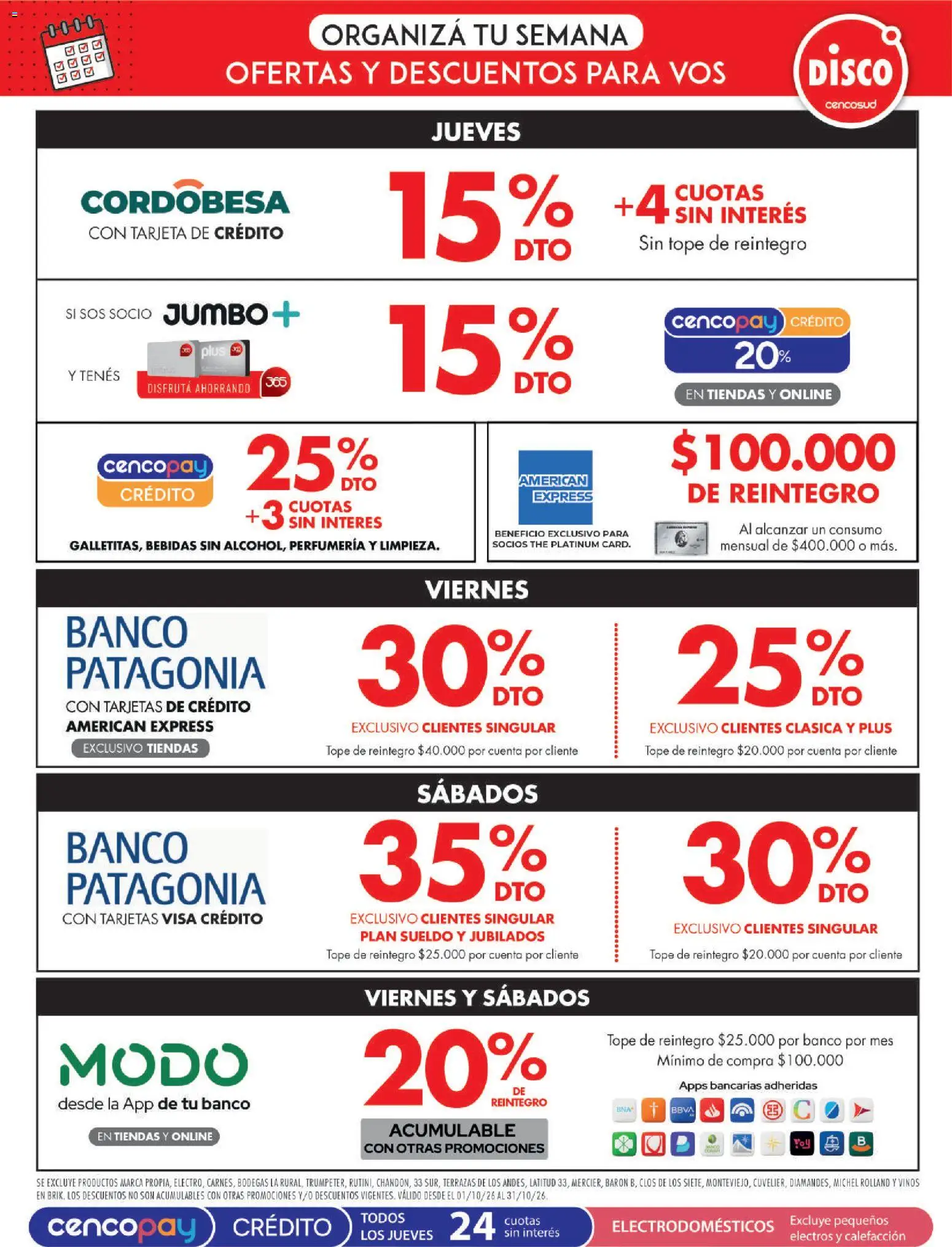 Disco Córdoba │ válido desde el 09/10/2026 | Página: 12