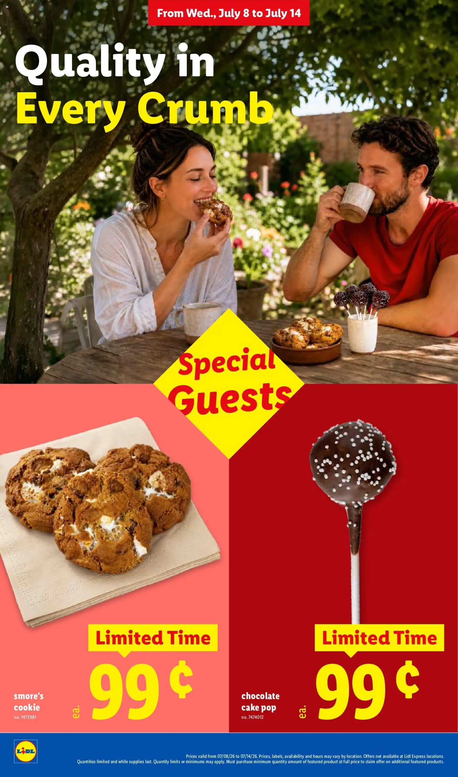 Lidl Weekly Ad - valid from 07/08/2026 | Page: 14 | Products: Chocolate, Cake