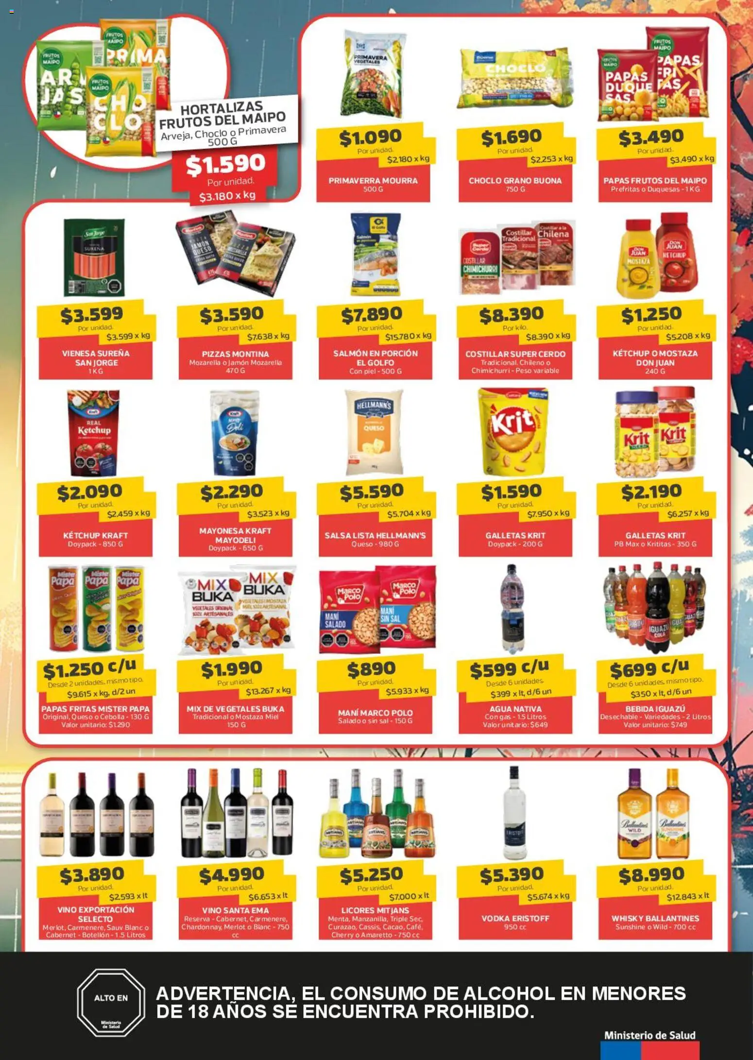 Super Ganga Ofertas │ válido desde el 16.06.2026 | Página: 3 | Productos: Jamón, Vino, Papa, Galletas