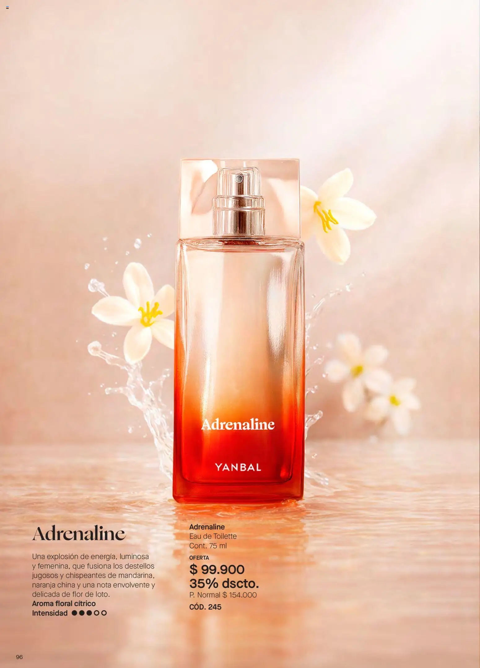 Yanbal revista - valida desde el 20/06/2026 | Página: 96 | Productos: Tobillera, Eau de toilette