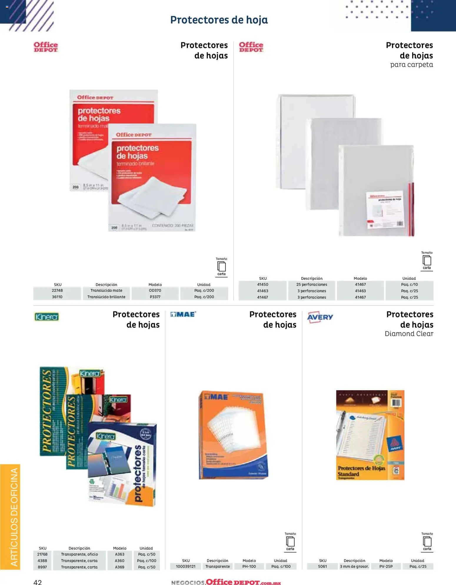 Nuevas ofertas de Office Depot válidas en toda la República Mexicana desde el 12/01/2026. ¡Encuentra las mejores ofertas en Office Depot catálogo 2026! | Página: 44 | Productos: Mate