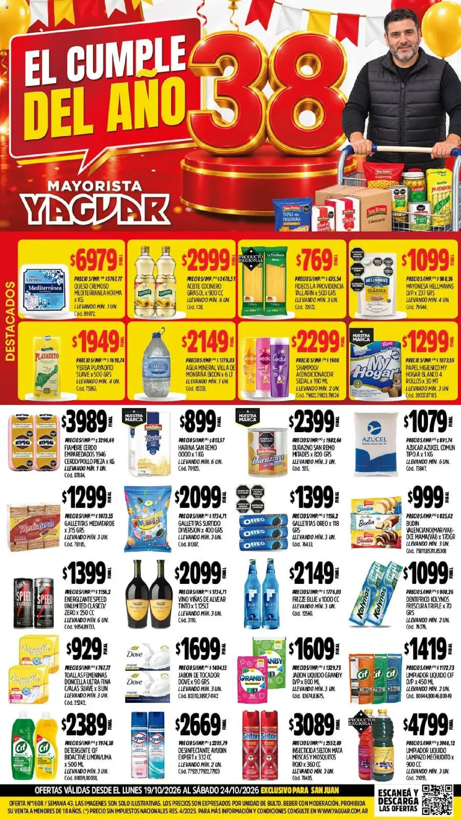 Yaguar - Oferta Semanal San Juan │ válido desde el 19/10/2026 | Página: 1