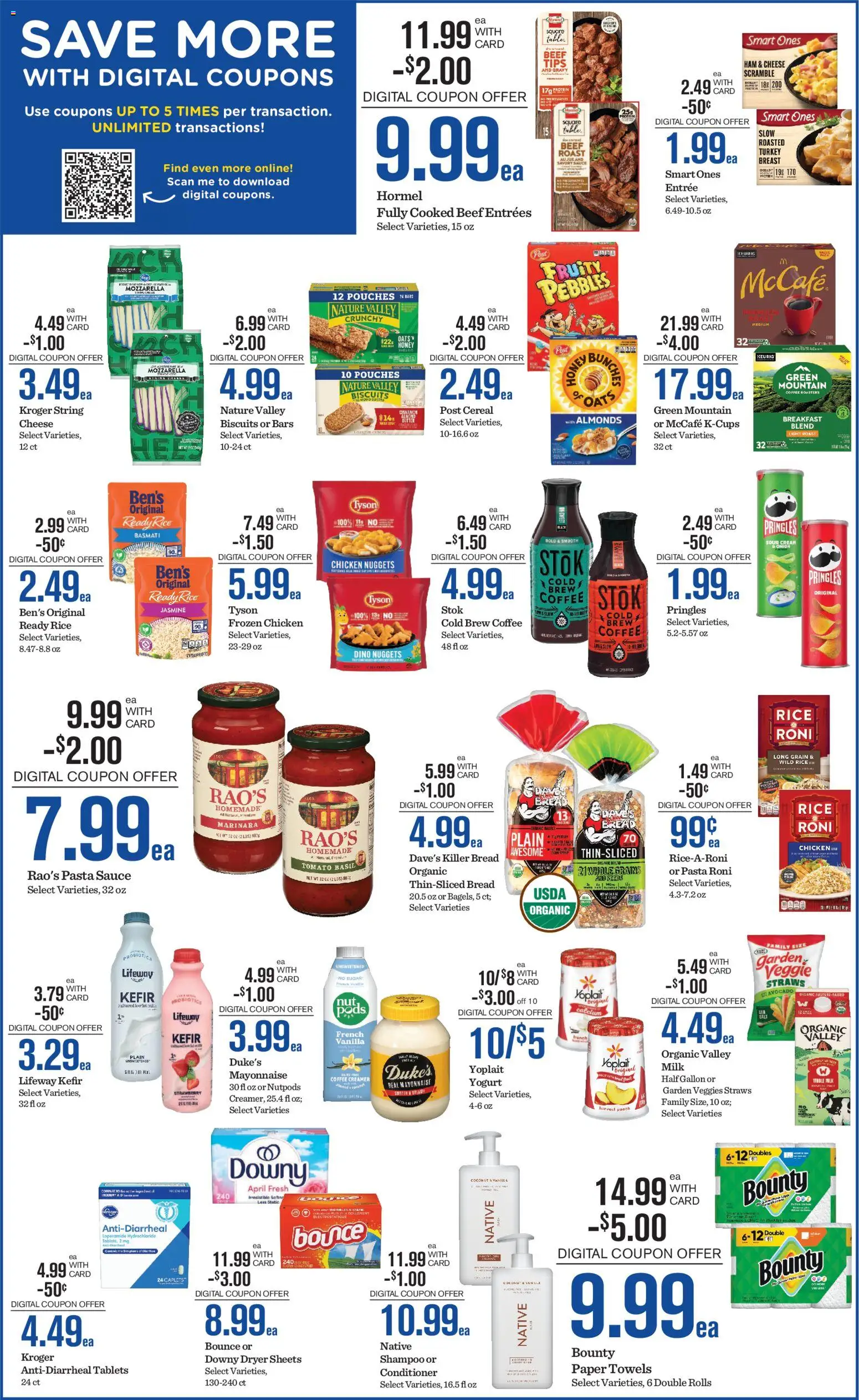 Mariano's Weekly Ad - valid from 07/08/2026 | Page: 7 | Products: Shampoo, Conditioner, Cheese, Coffee