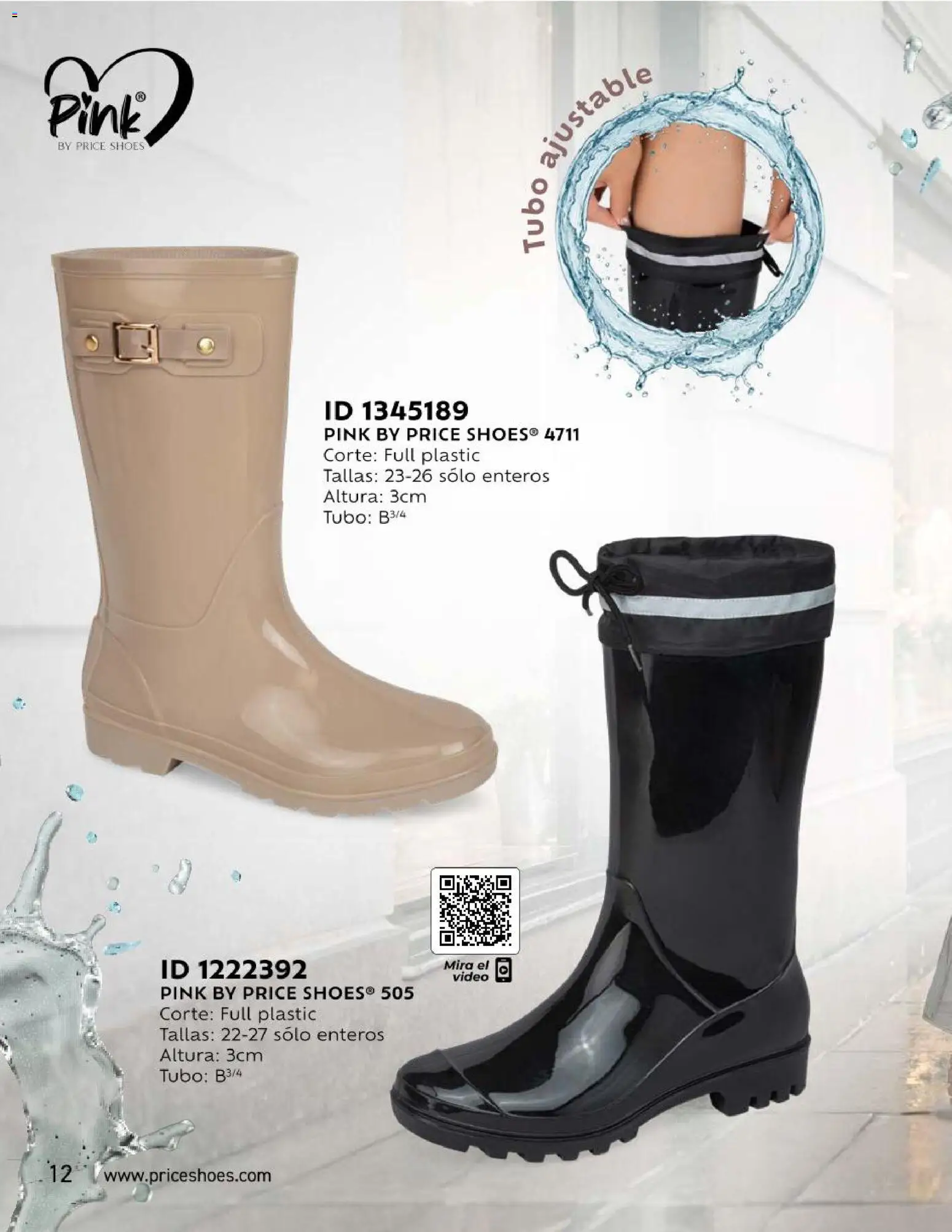 Nuevas ofertas de Price Shoes válidas en toda la República Mexicana desde el 22.05.2026. ¡Encuentra las mejores ofertas en Price Shoes catálogo Botas! | Página: 12 | Productos: Video