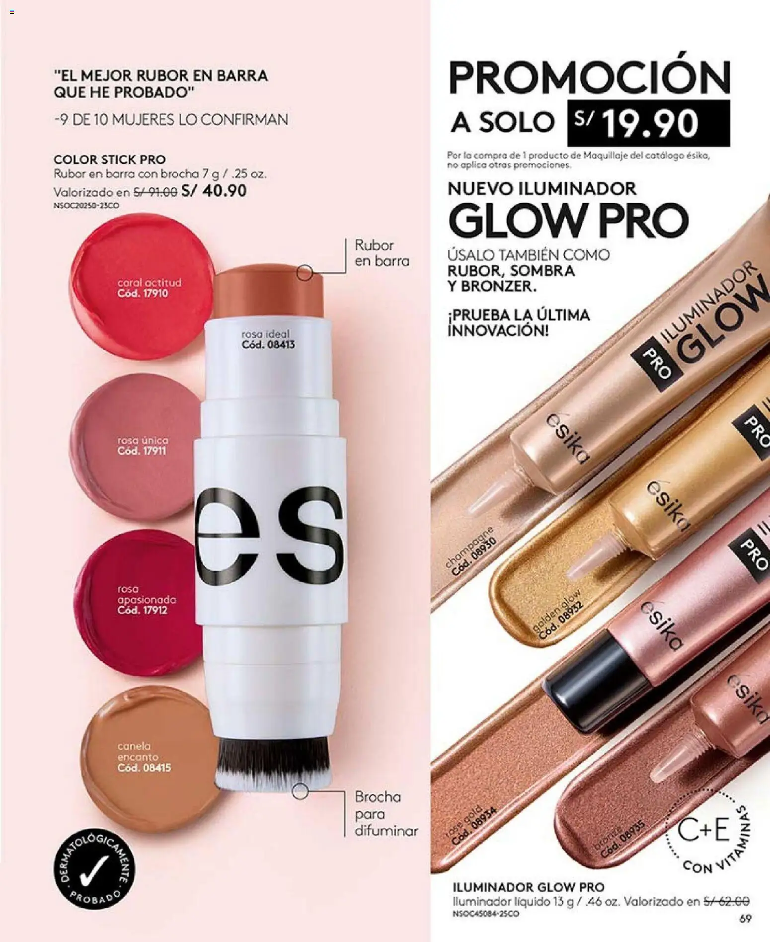 Catálogo Ésika válido desde 04/04/2026 | Página: 69 | Productos: Brocha, Maquillaje, Rubor