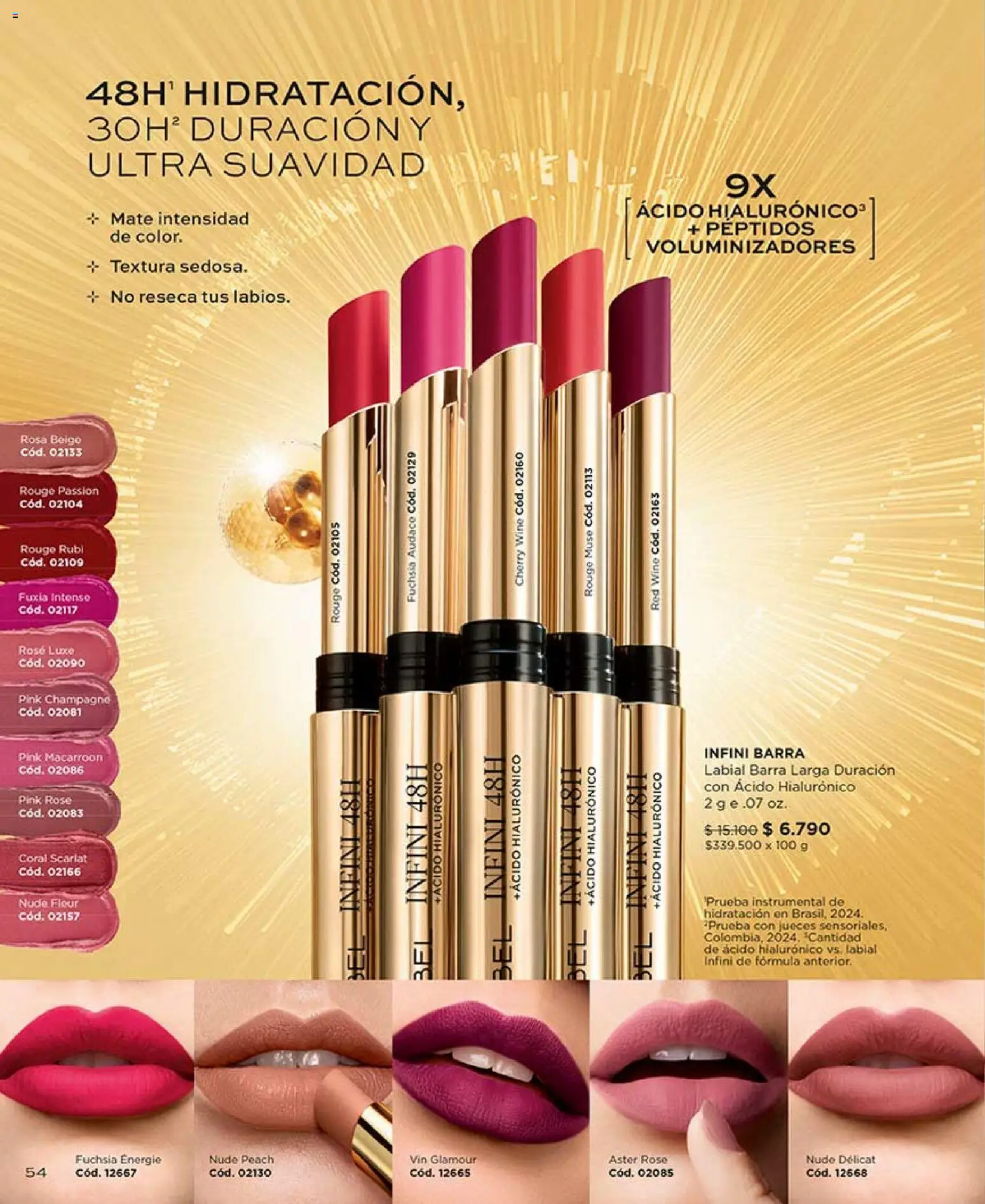 Catálogo L'Bel Campaña 9 │ válido desde el 17.05.2026 | Página: 54 | Productos: Mate, Labial