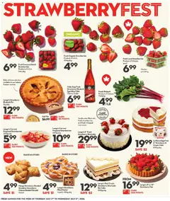 Preview of Longo's weekly flyer / circulaire from shop Longo's valid from Jul 2, 2026 | Page: 4 | Products: Cream, Freezer, Bakery, Cheese