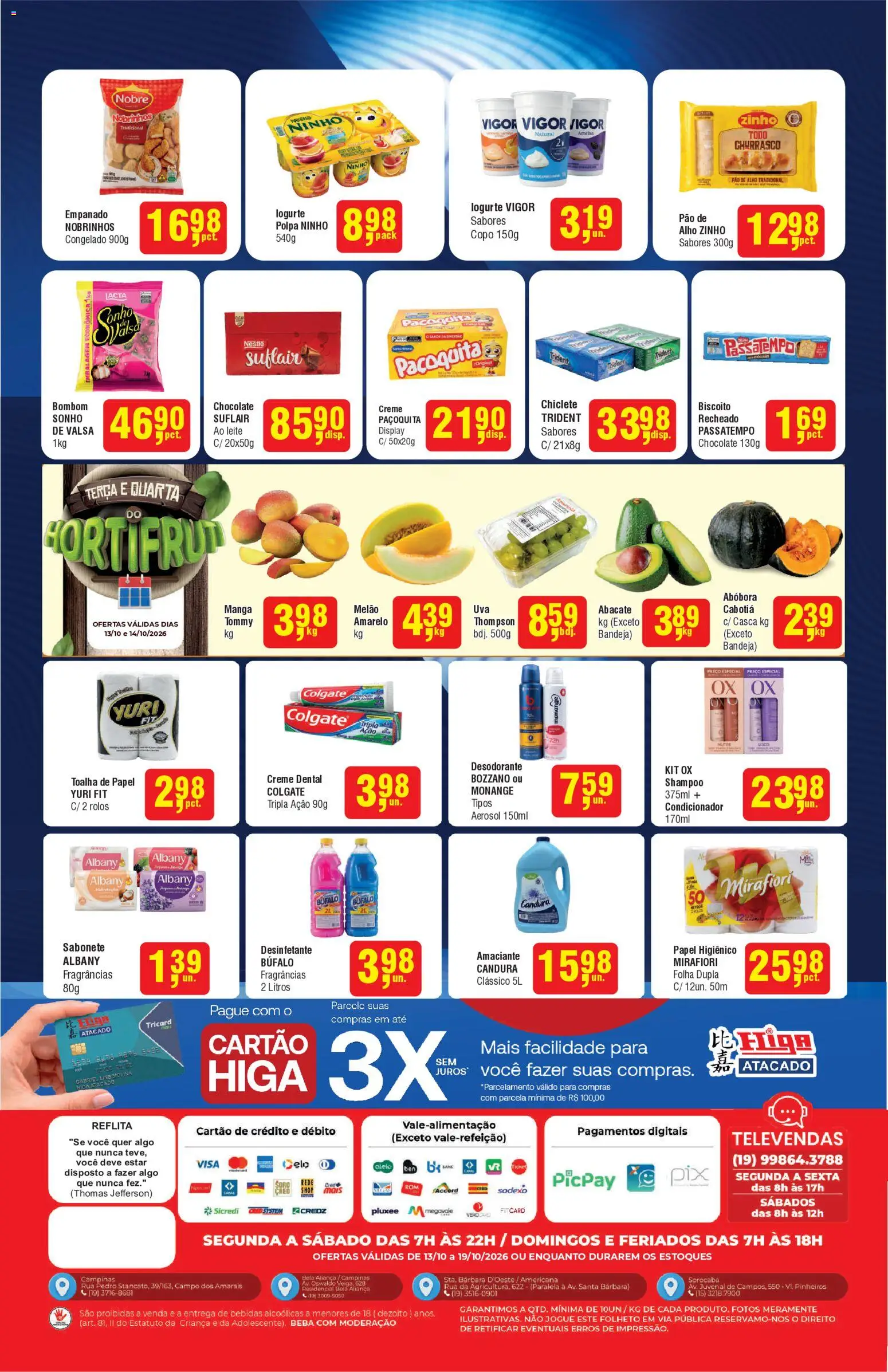 Higa Atacado Folheto - válido de 13/10/2026 | Página: 2