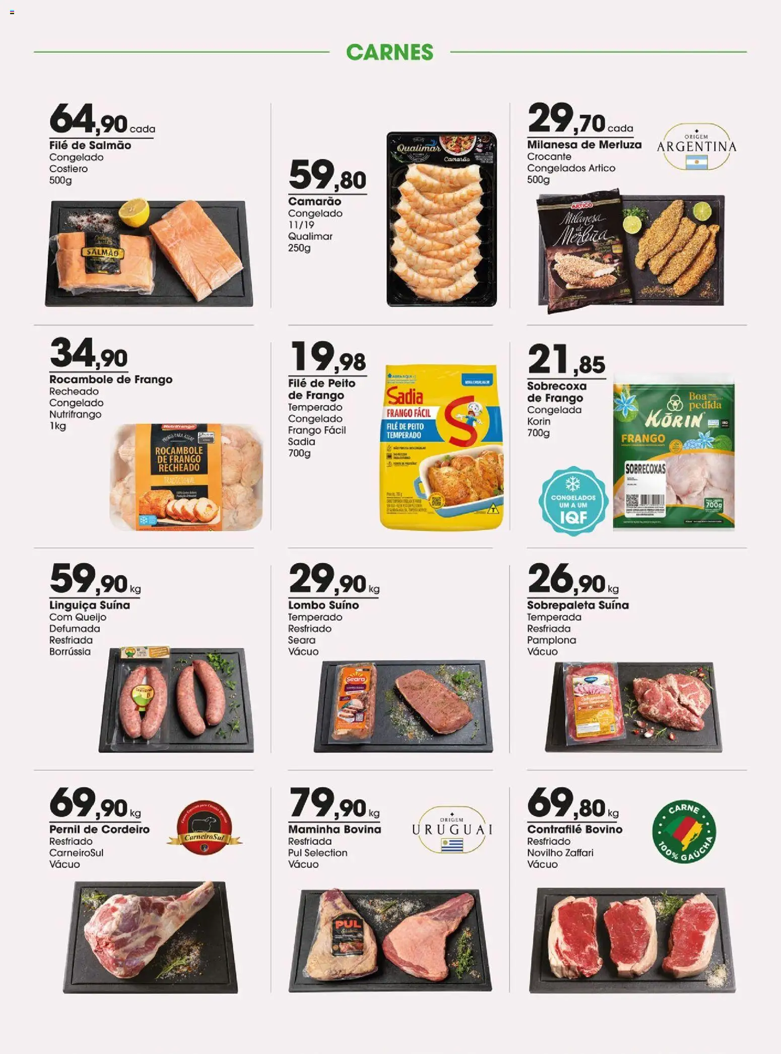 Zaffari Folheto - válido de 11/08/2026 | Página: 11 | Produtos: Sobrepaleta suína, Maminha, Pernil, Carne