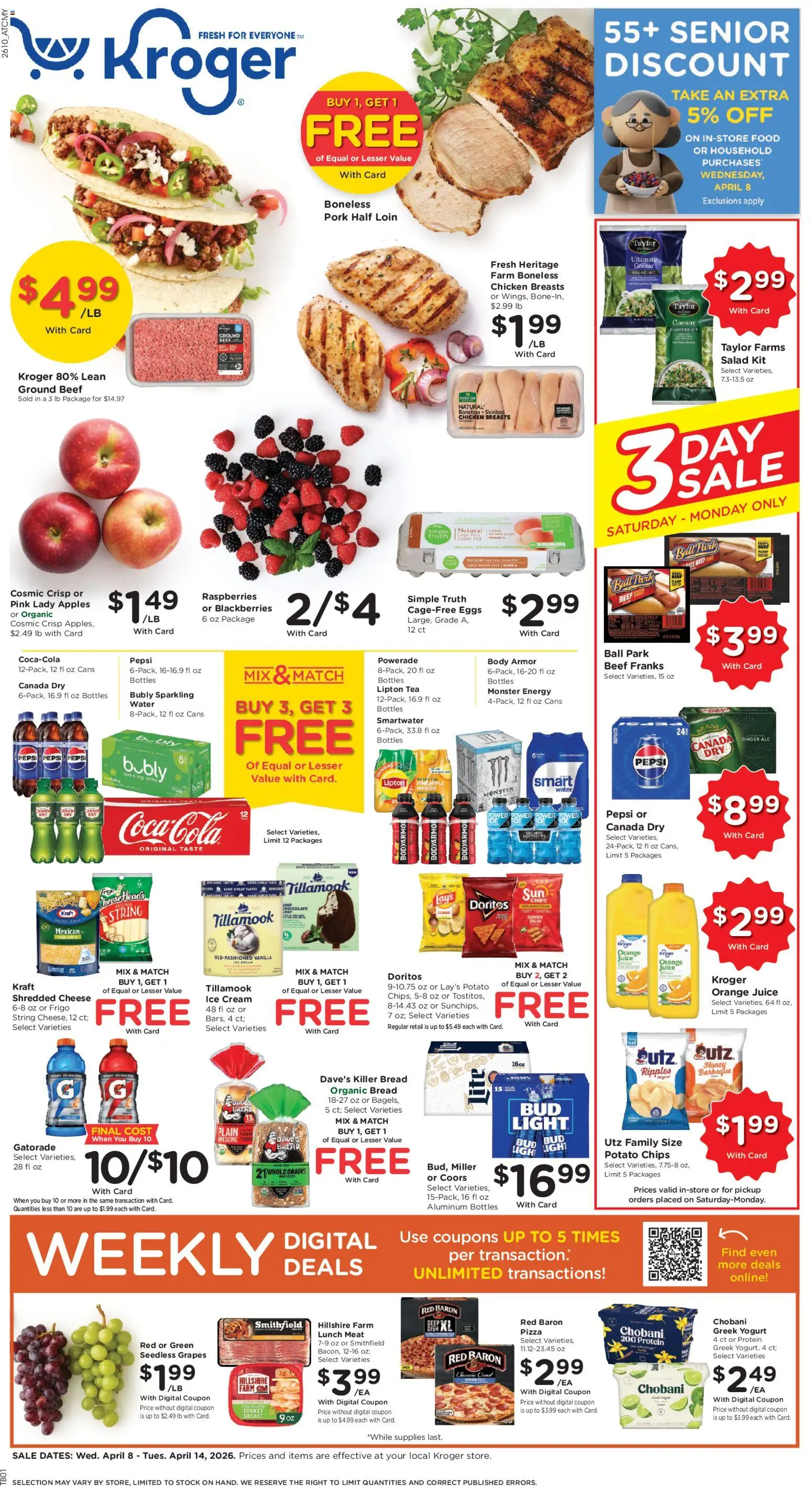 Kroger Weekly Ad | 04/08 - 04/14 2026 | Sale