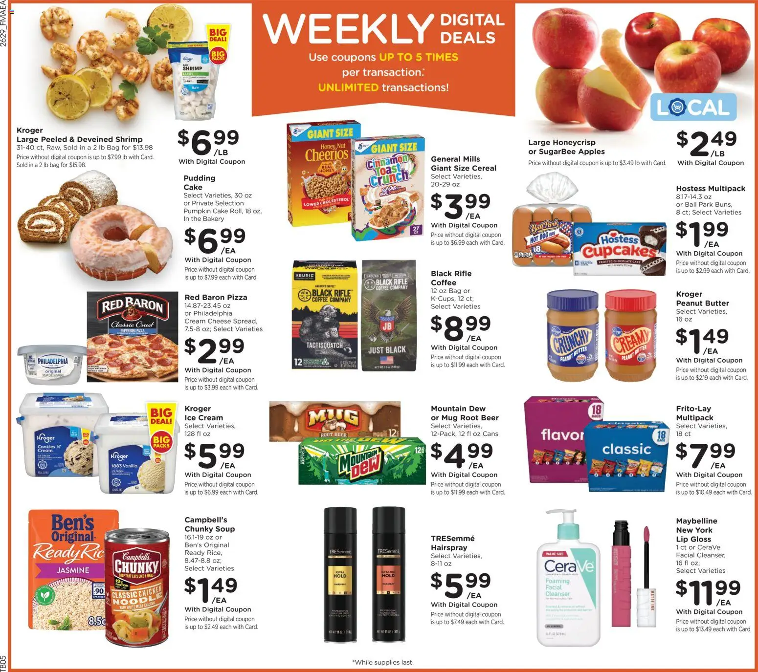 Fred Meyer Weekly Ad - valid from 08/19/2026 | Page: 3 | Products: Chicken, Coffee, Cream, Cake