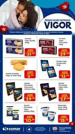 Semar Supermercado ofertas Vigor - Pré-Visualização do folheto da loja Semar Supermercado, válido de 11.05.2026