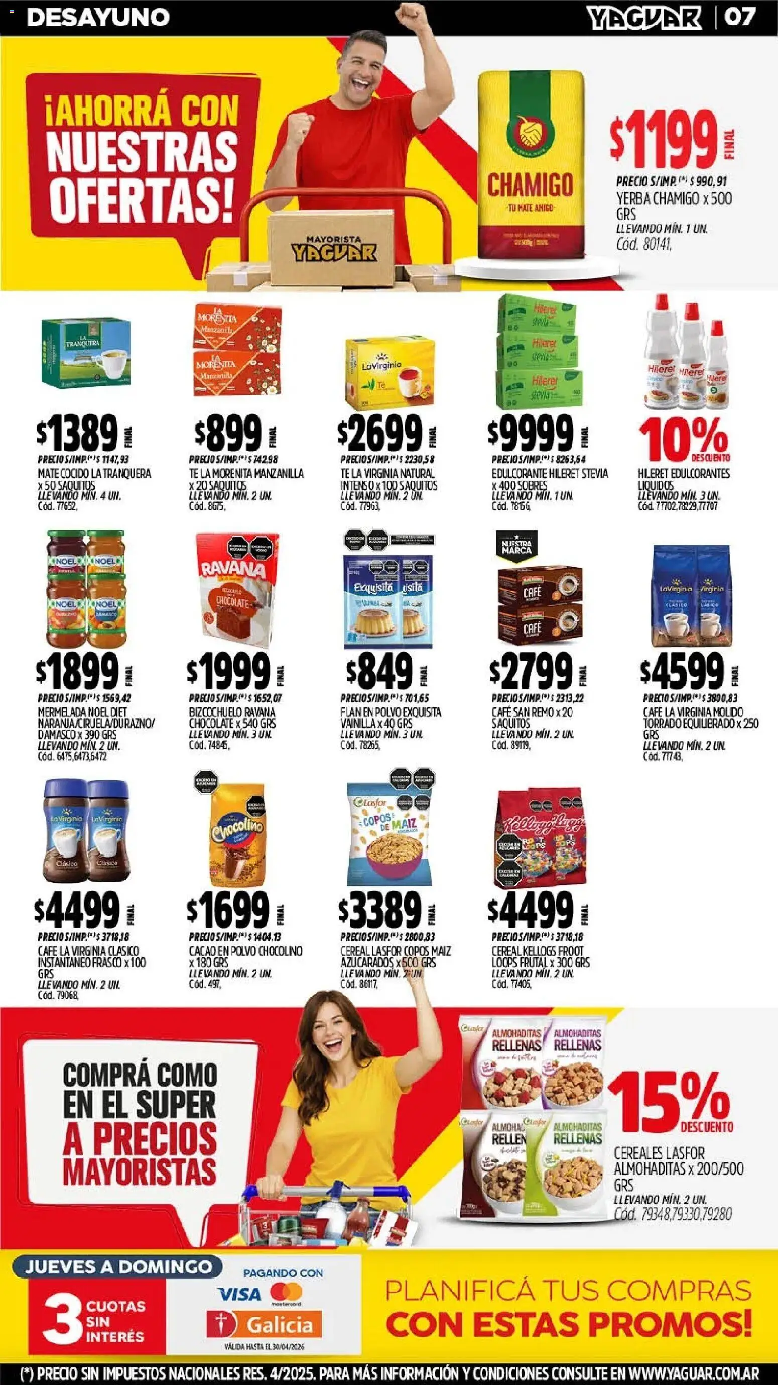 Yaguar - Oferta Semanal Mendoza │ válido desde el 04.05.2026 | Página: 7