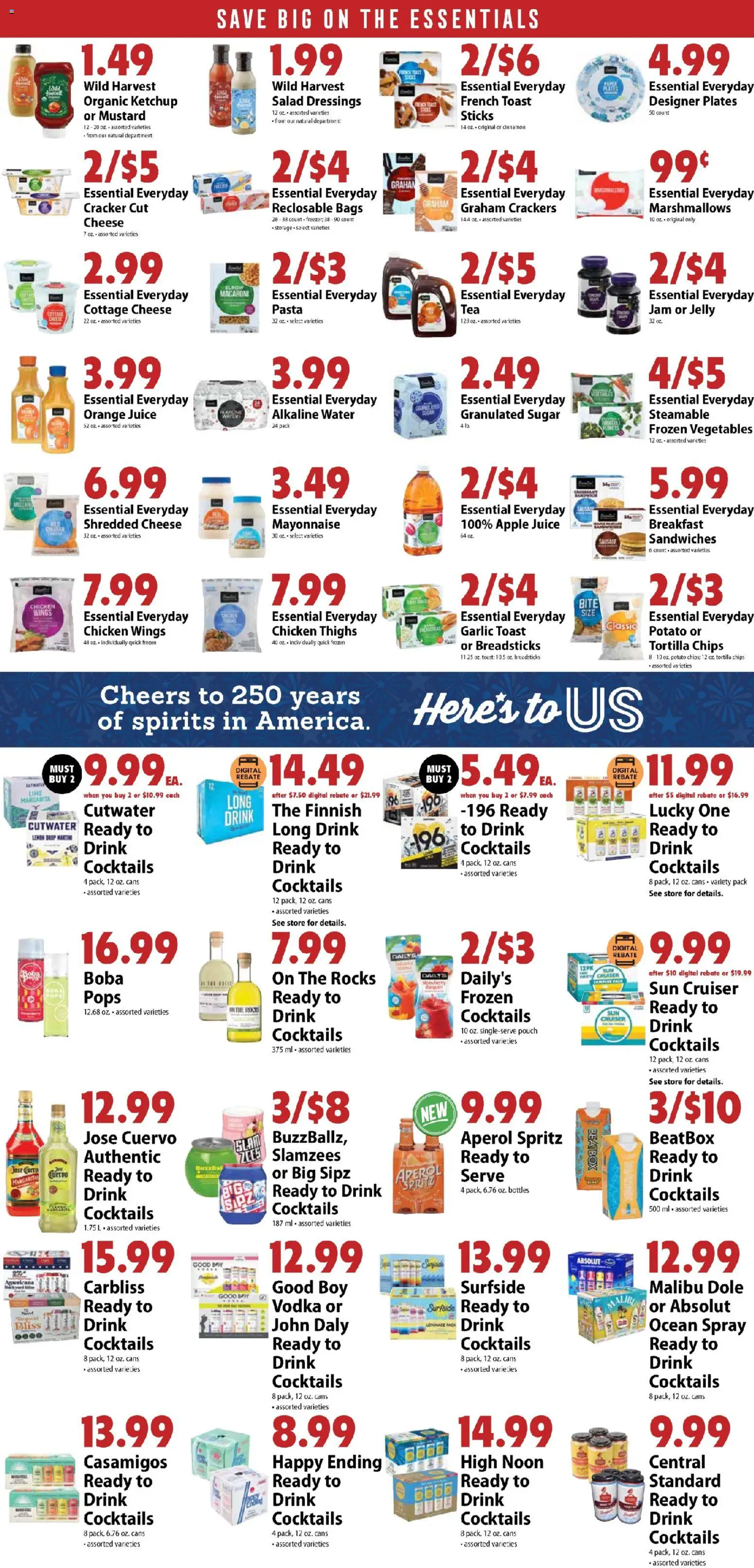 Festival Foods Weekly Ad - valid from 07/01/2026 | Page: 5 | Products: Vodka, Water, Vegetables, Sugar