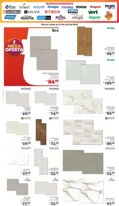 Telhanorte - Ofertas atuais - Pré-Visualização do folheto da loja Telhanorte, válido de 21.05.2026 | Página: 5 | Produtos: Piso, Porcelanato