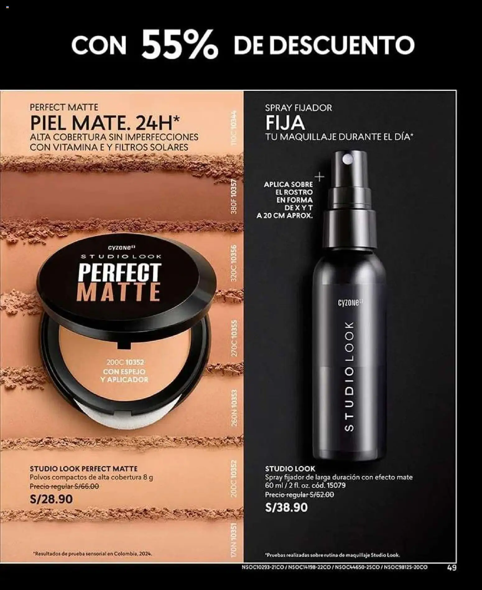 Catálogo CyZone válido desde 22/08/2026 | Página: 49 | Productos: Espejo, Maquillaje