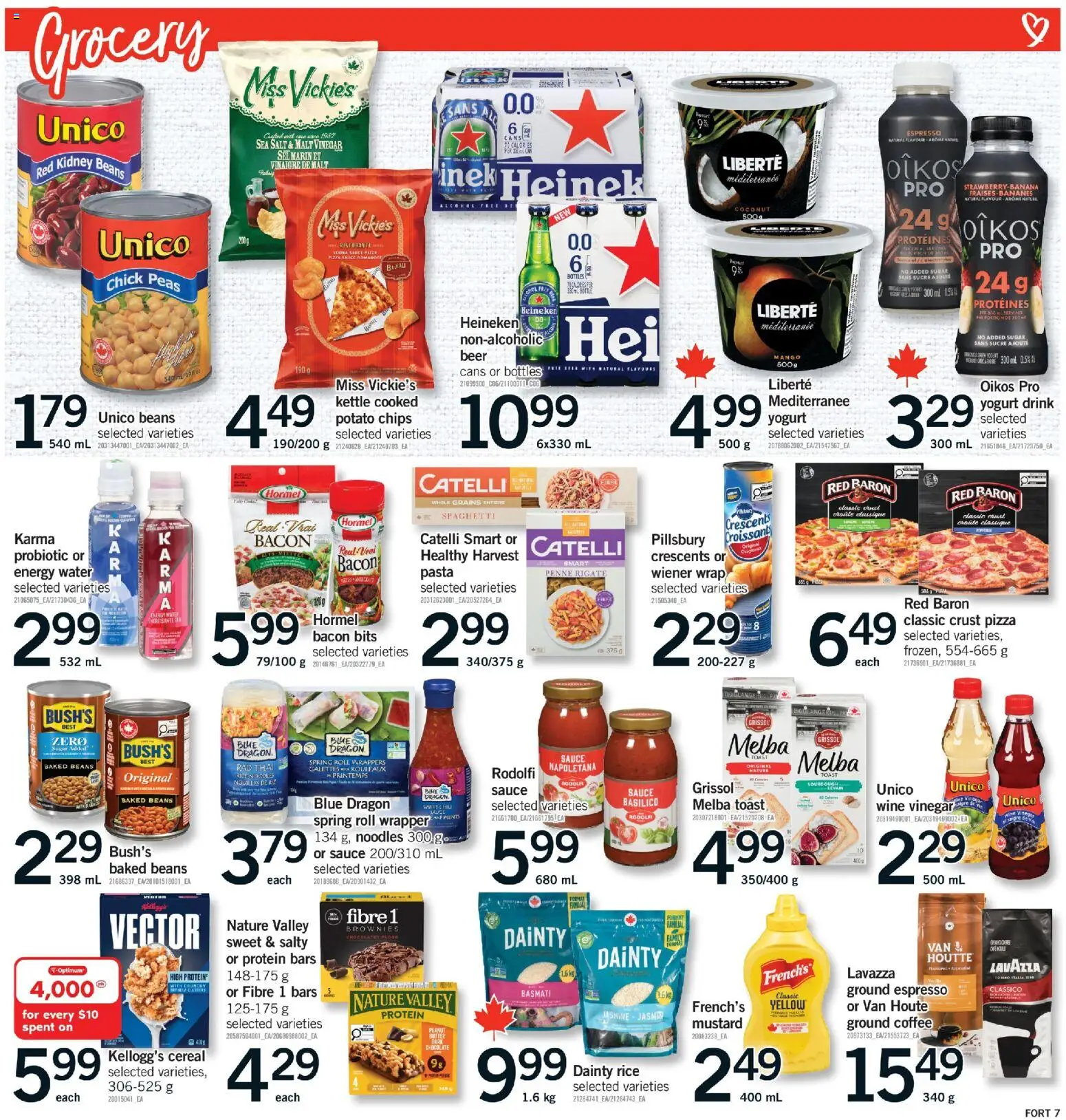 Fortinos flyer valid from Jul 16, 2026 | Page: 8 | Products: Noodles, Chips, Pizza, Beer