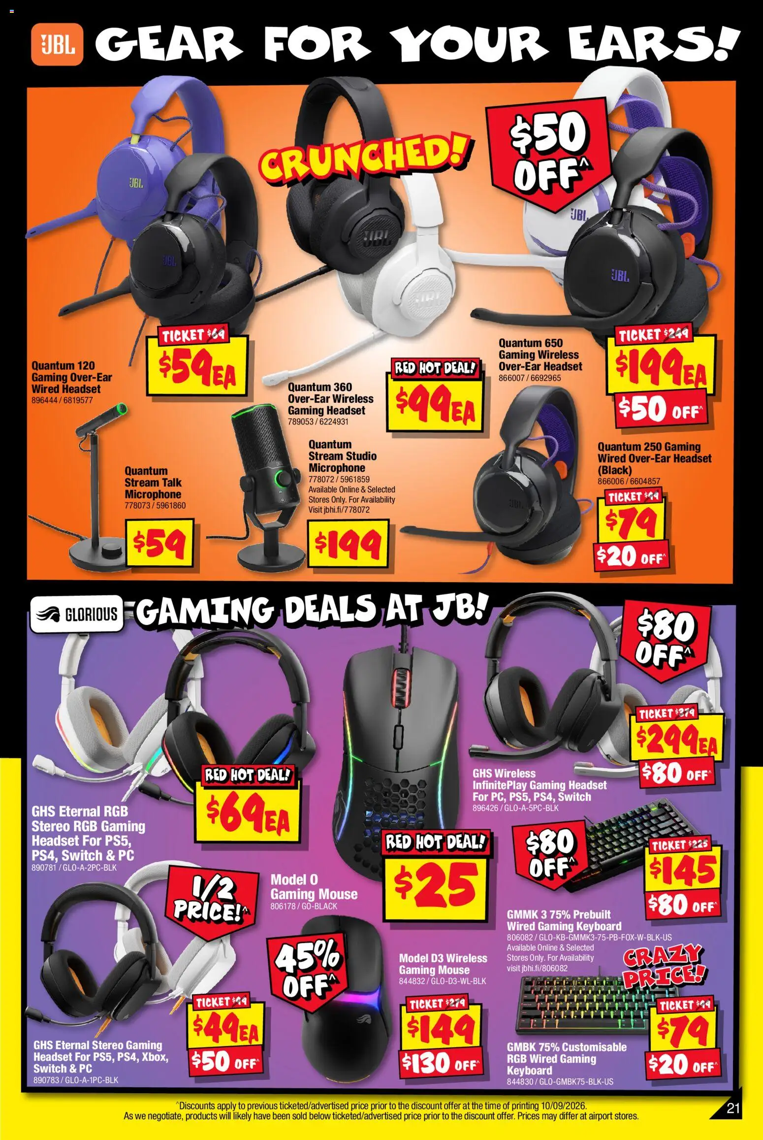 JB Hi-Fi catalogue - valid from 24/09/2026 | Page: 21 | Products: Pc, Mouse, Microphone, Stereo