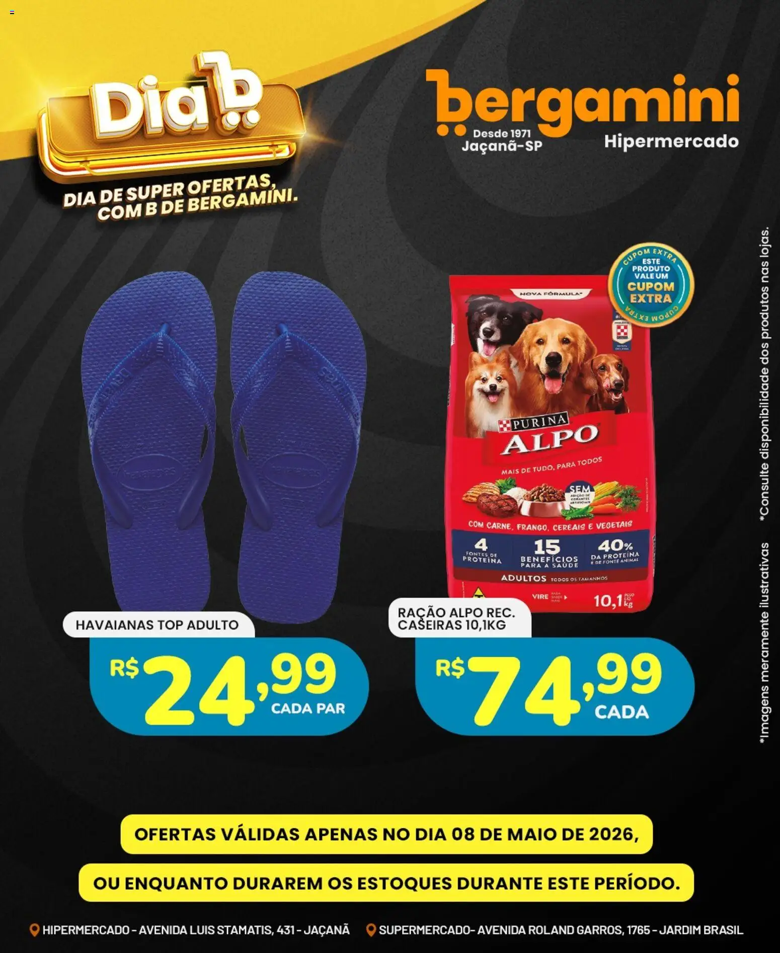 Supermercado Bergamini Folheto - válido de 08.05.2026 | Página: 19 | Produtos: Maiô, Cereais