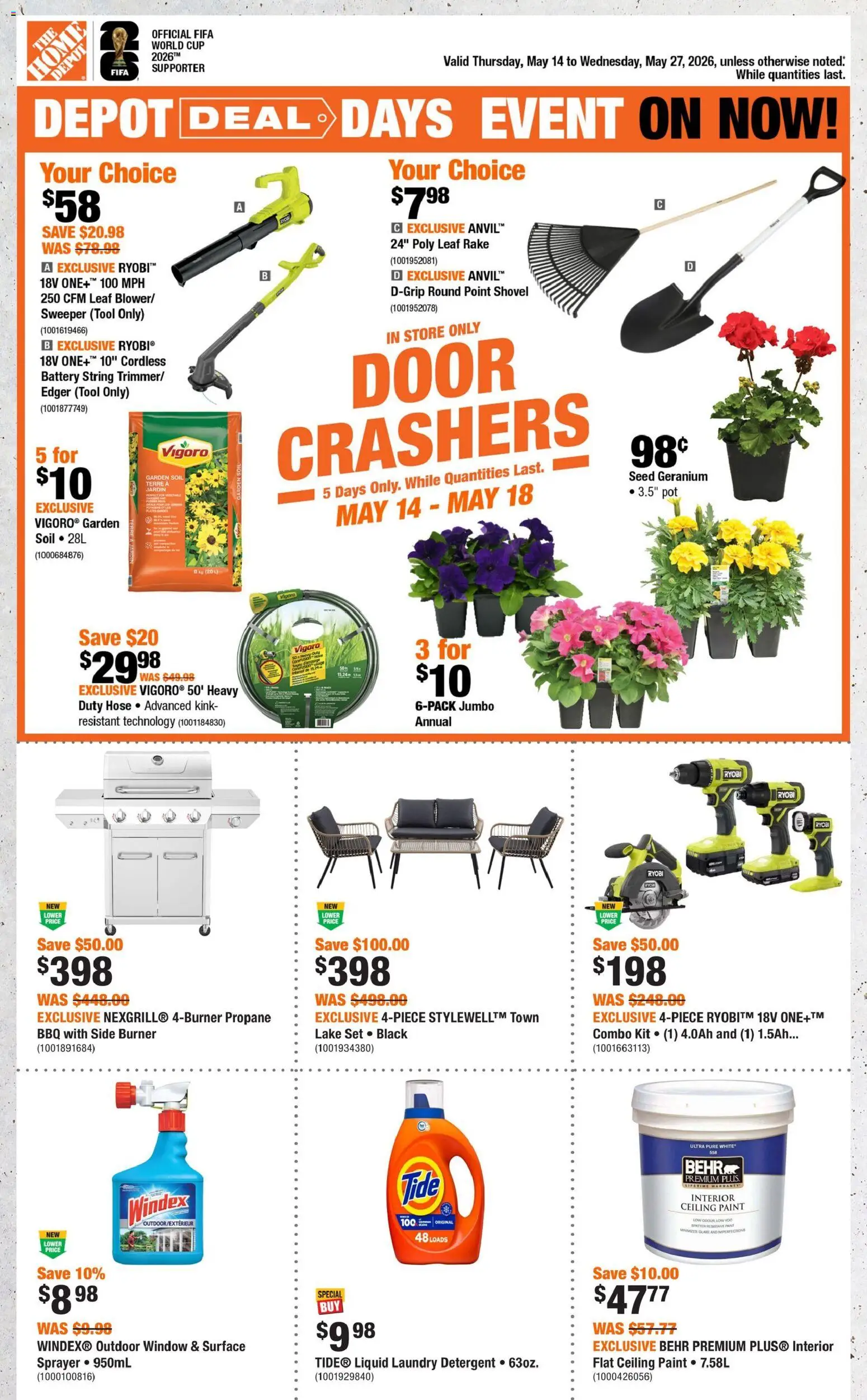 Home Depot flyer valid from 14.05.2026 | Page: 1