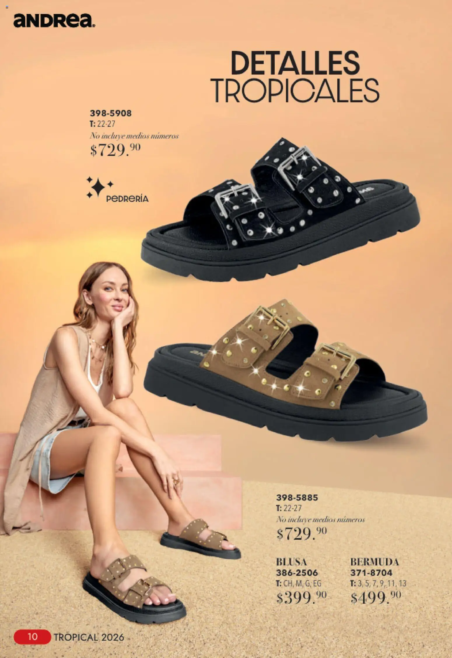Nuevas ofertas de Andrea válidas en toda la República Mexicana desde el 23/08/2026. ¡Encuentra las mejores ofertas en Andrea catálogo Tropical! | Página: 10