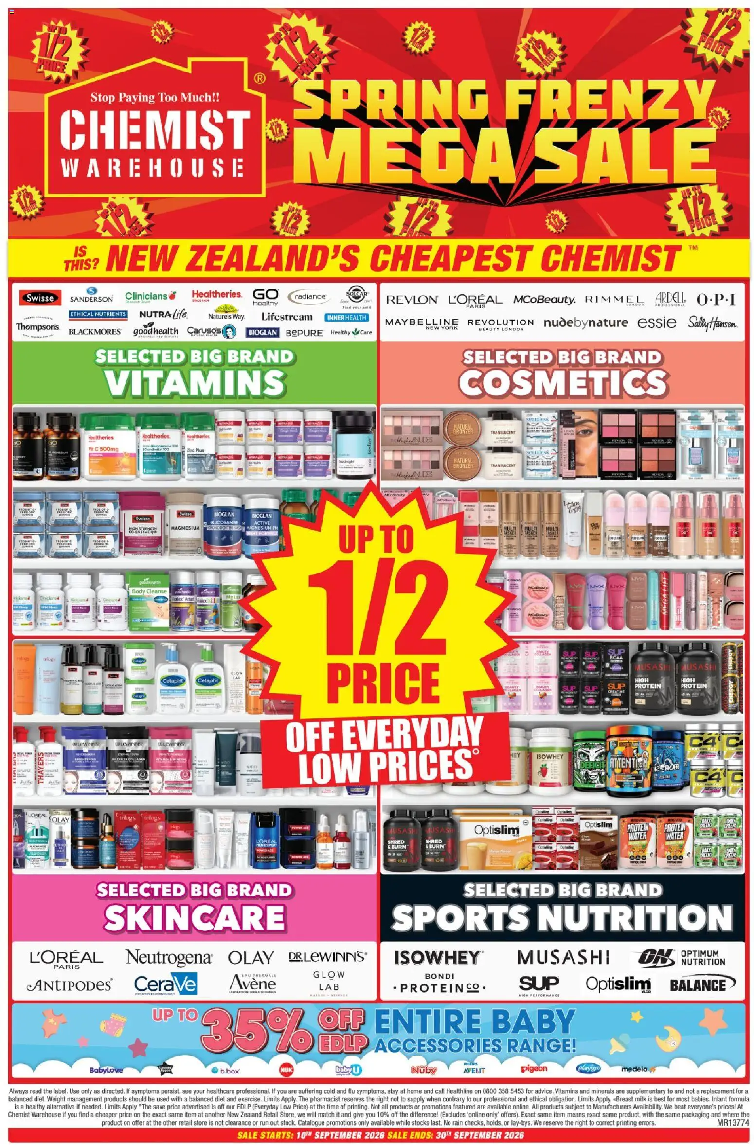 Chemist Warehouse catalogue from 10 Sept 2026 | Page: 1