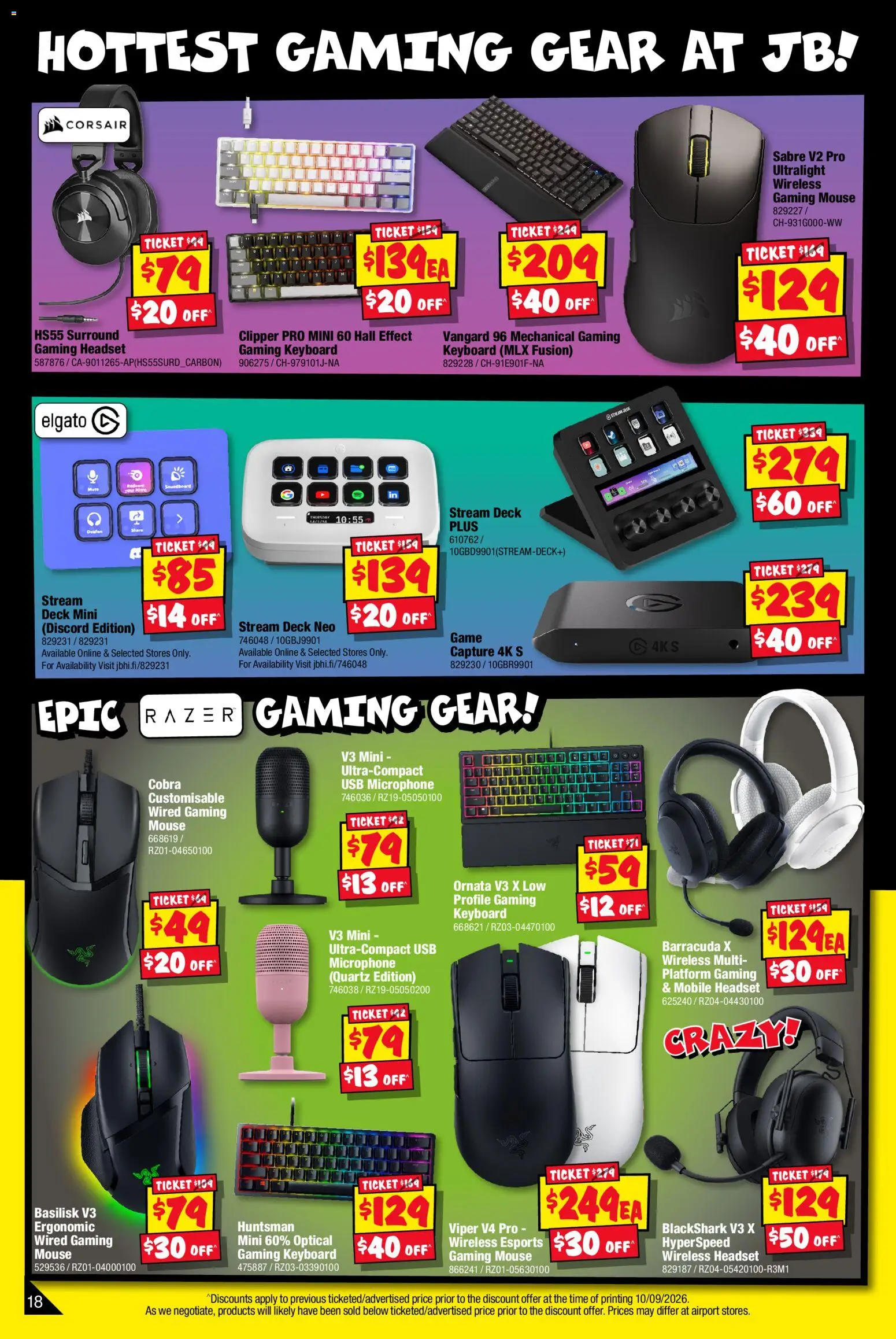 JB Hi-Fi catalogue - valid from 24/09/2026 | Page: 18 | Products: Game, Microphone, Usb, Mobile