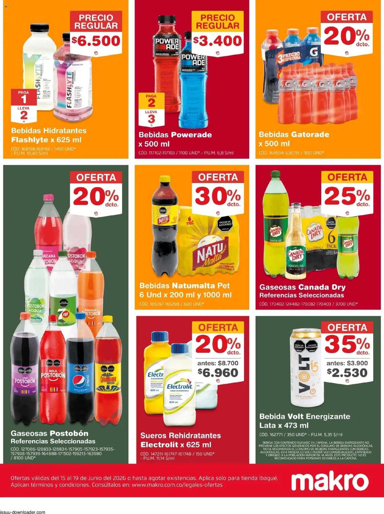 Makro revista - valida desde el 15.06.2026 | Página: 6 | Productos: Agua, Uva