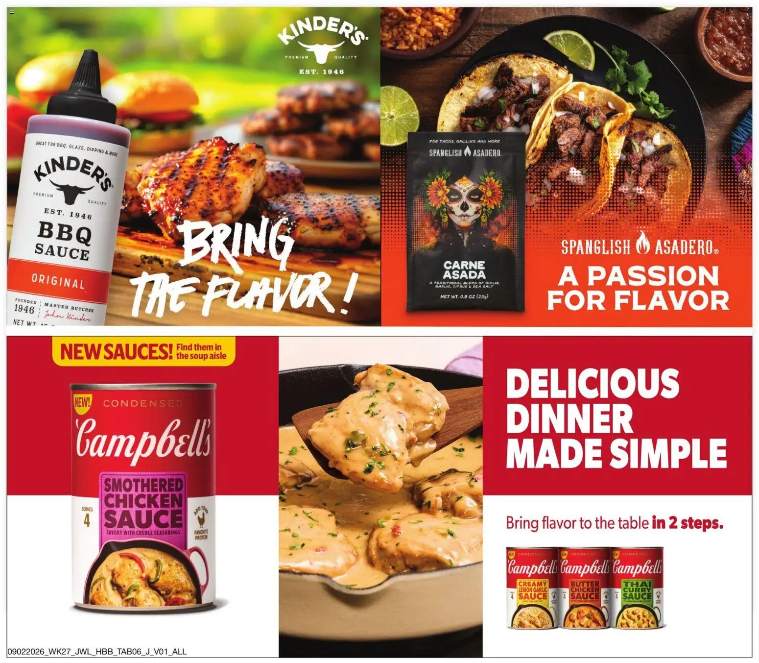 Jewel Osco Specialty Publication - valid from 09/02/2026 | Page: 6 | Products: Chicken, Butter, Seasonings, Sauces