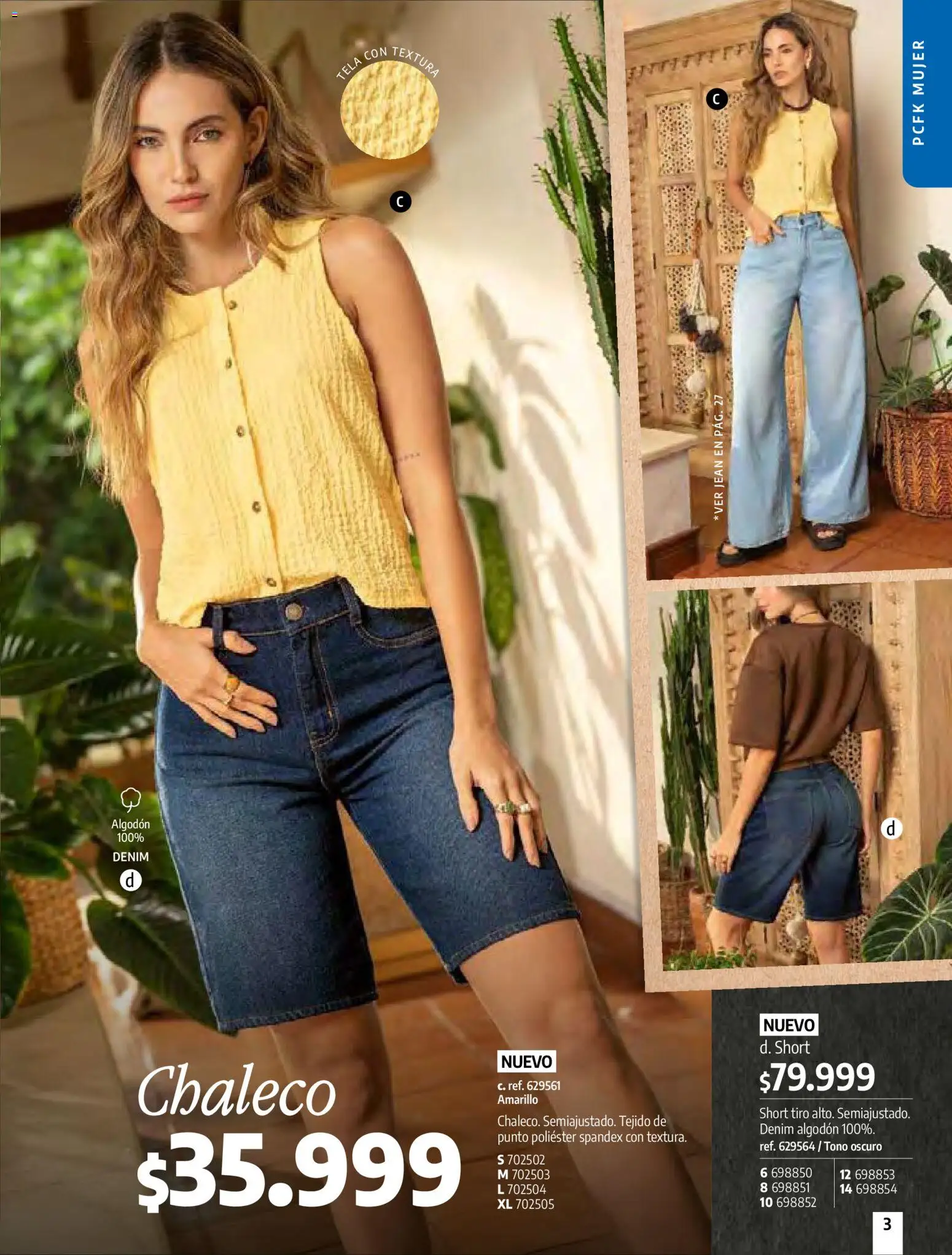Pacifika revista - valida desde el 01.03.2026 | Página: 3 | Productos: Algodón, Jean, Short, Chaleco