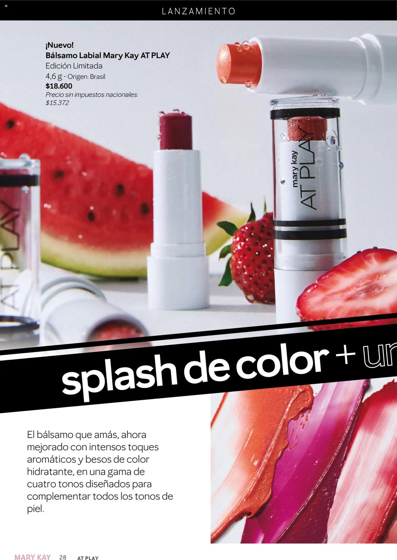 Mary Kay - Look Digital Otoño 2026 │ válido desde el 01/04/2026 | Página: 28 | Productos: Bálsamo, Bálsamo labial