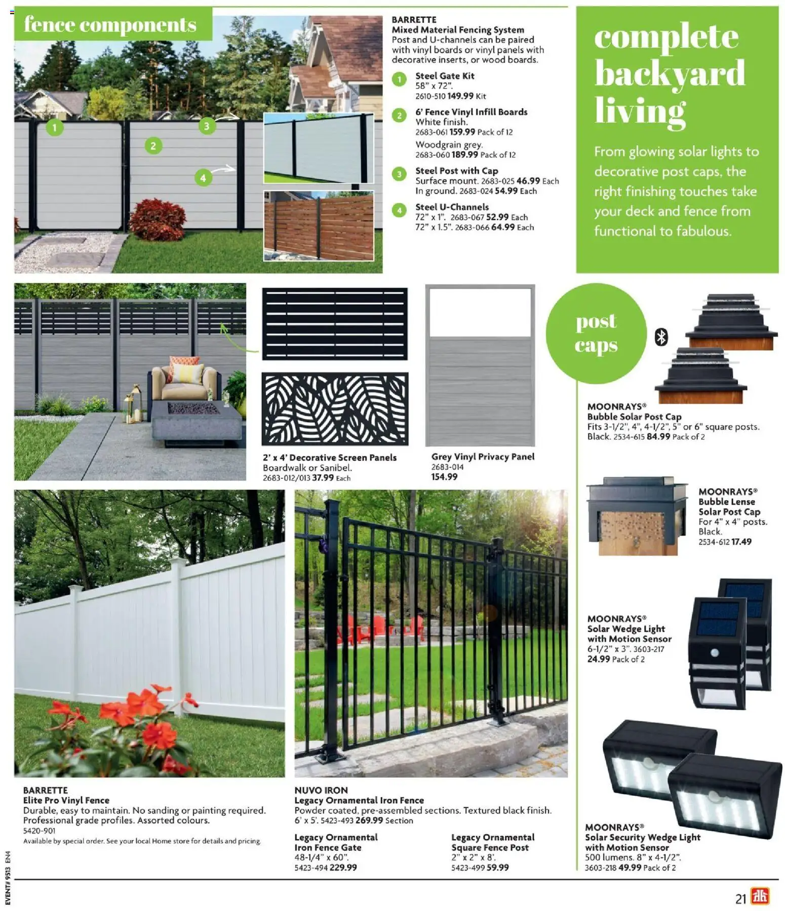 Home Hardware flyer valid from 26.03.2026 | Page: 22 | Products: Cap, Iron, Powder