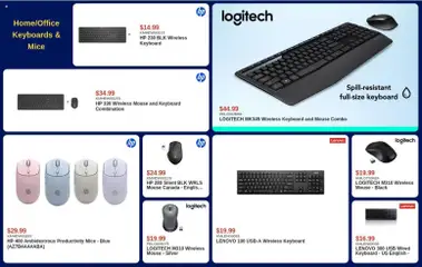 Preview of Canada Computers weekly flyer from shop Canada Computers valid from 15.05.2026 | Page: 7 | Products: Mouse, Keyboard