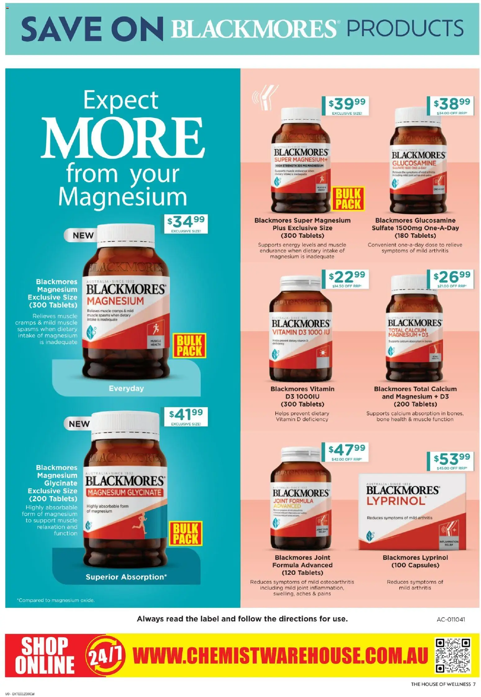 Chemist Warehouse catalogue - valid from 09/07/2026 | Page: 7 | Products: Tablets, Vitamin