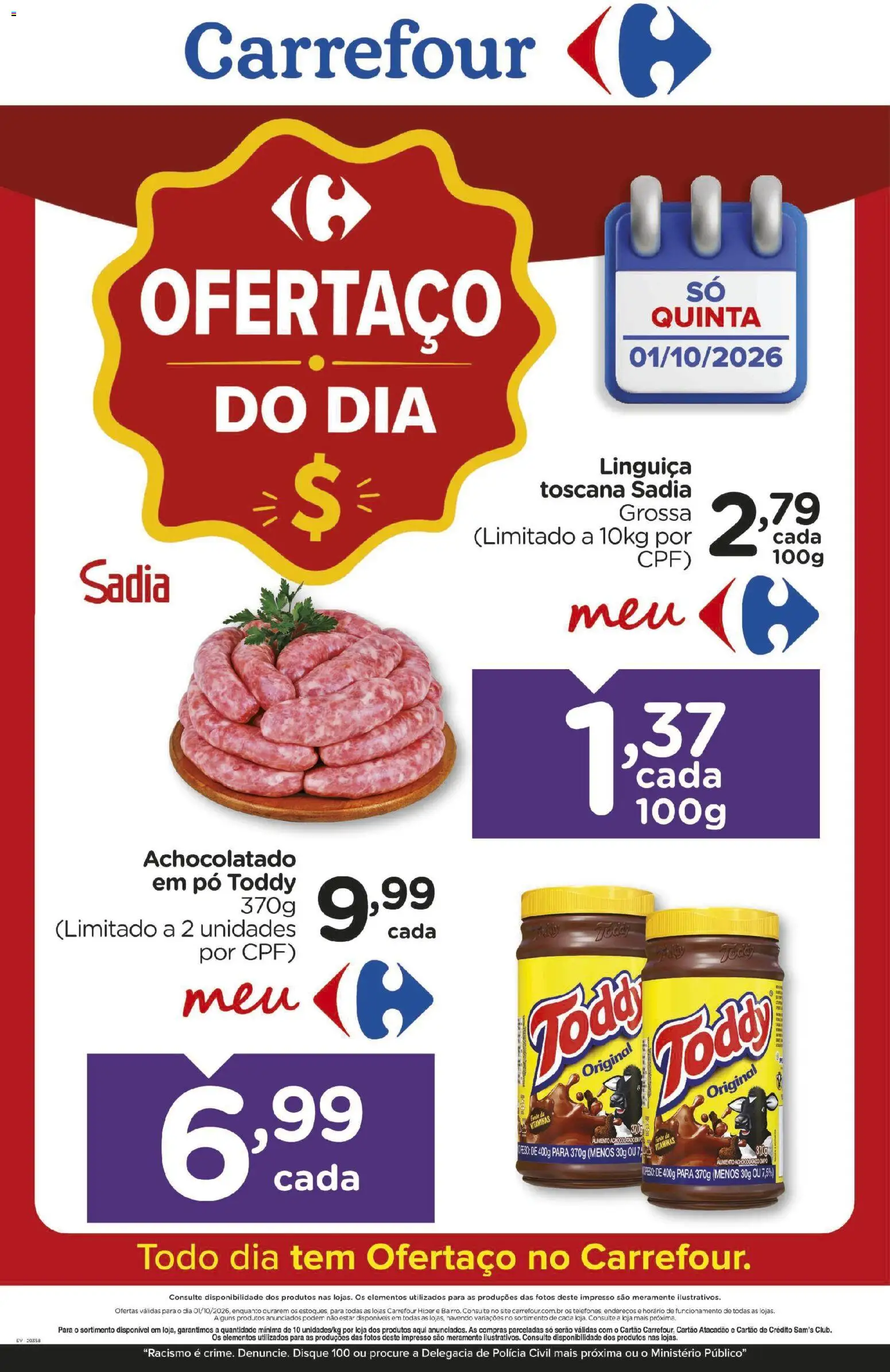 Carrefour Folheto - válido de 01/10/2026 | Página: 1