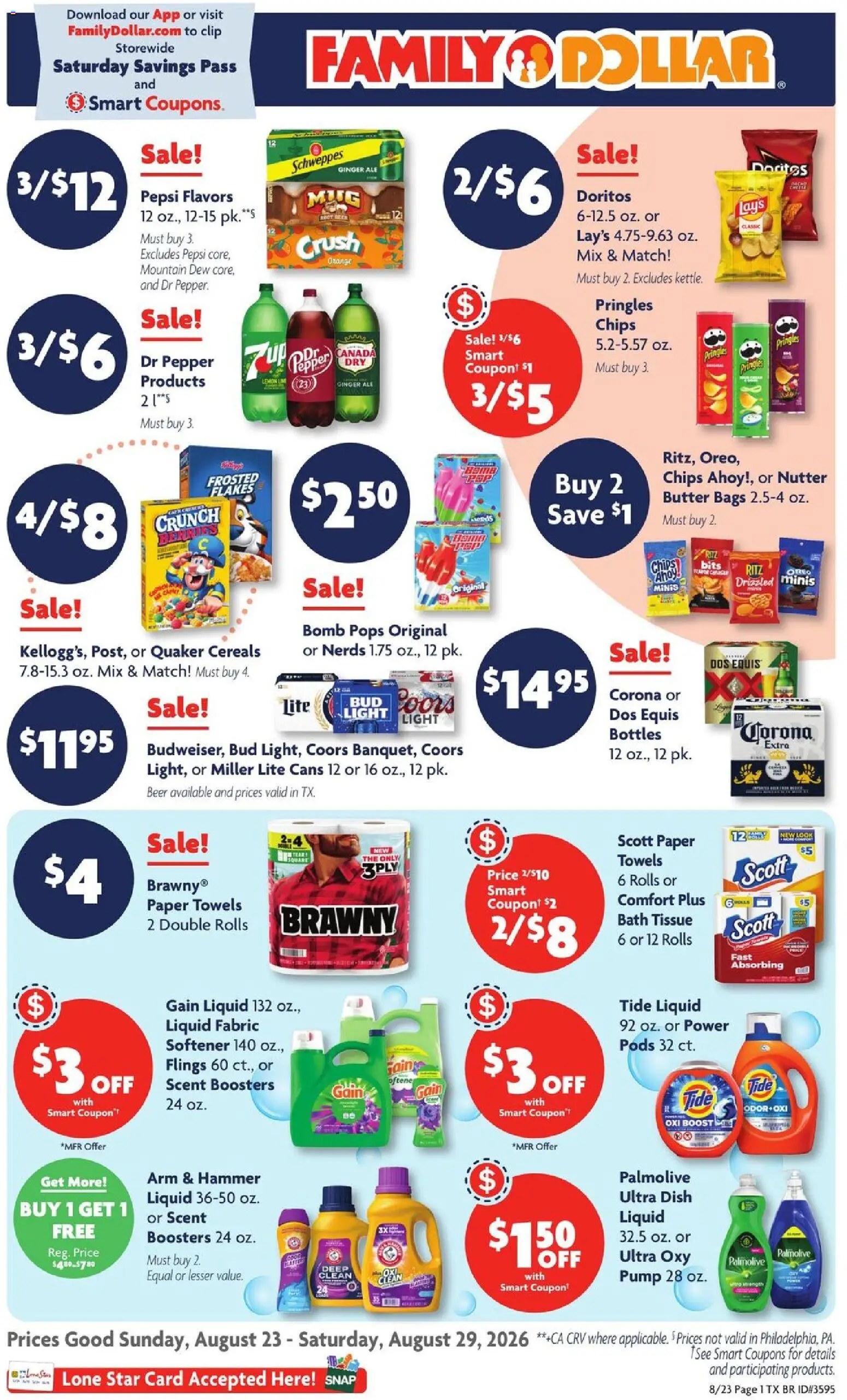 Family Dollar Weekly Ad - valid from 08/23/2026 | Page: 1